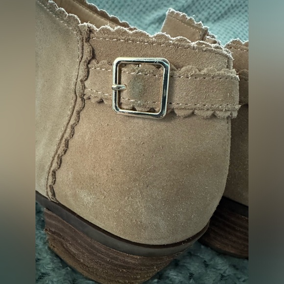 Crown & Ivy Tan Suede Ankle Boots - Picture 7 of 7
